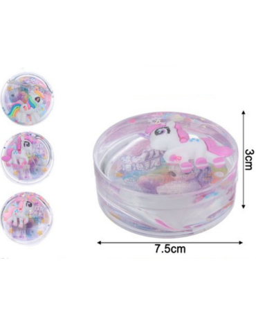 Slime Unicornio Colores Surtidos x 12 Unds.Medida: 7 x 3 cm aprox.