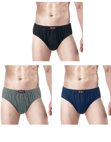 Slip de Hombre Algodón  x 12 Unds. Tallas: 3XL / 4XL
