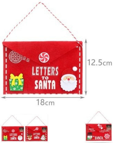 Sobres de Navidad Modelos Surtidos x 6 Unds. Medida: 12.5 x 18 cm aprox.