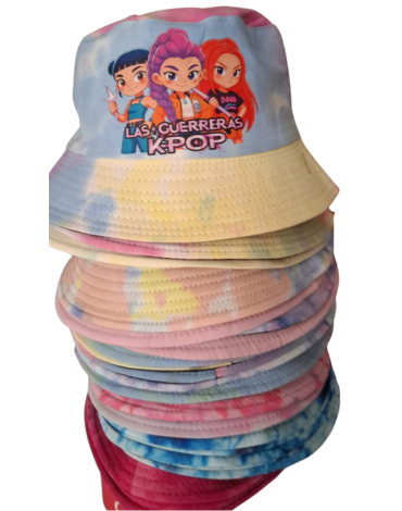 Sombrero Guerreros K-POP Colores Surtidos x 4 Unds.