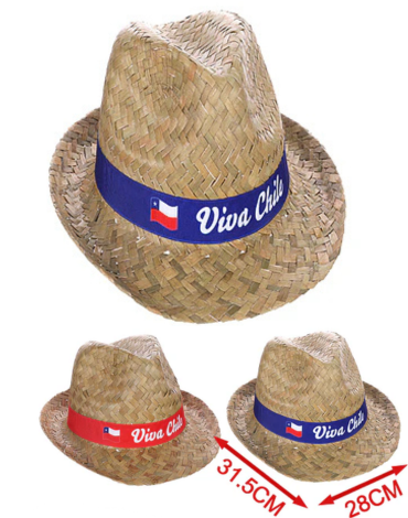 Sombrero Fiestas Patrias x 6 Unds.Medida: 31.5 x 28 cm aprox.