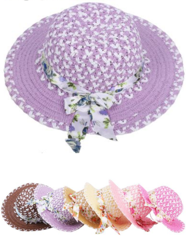 Sombrero Infantil Colores Surtidos  x 12 Unds.Medida: 52 x 6.5 x 12 cm aprox.