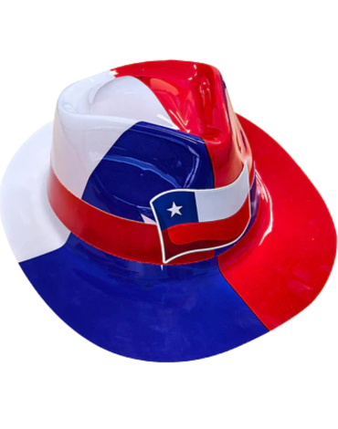Sombrero Fiestas Patrias x 12 Unds.Medida: 10.5 x 25 x 29 cm aprox.