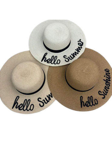 Sombrero de Mujer Colores Surtidos  x 6 Unds.