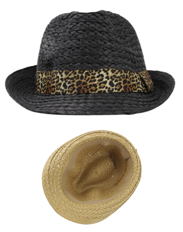 Sombrero Cubano con Diseño Animal Print x 12 Unds.