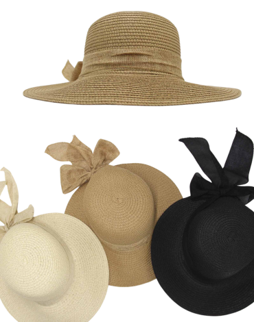 Sombrero Rafia con Lazo x 12 Unds.