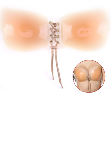 Sostén Adhesivo de Silicona Mariposa Push Up x 12 Unds.Talla: A,B,C,D