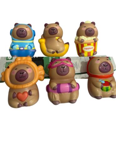 Squishy Capibara Modelos Surtidos x 12 Unds.