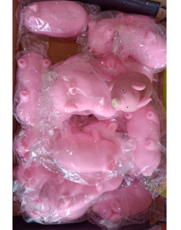 Squishy Cerdito Color Único x 12 Unds.