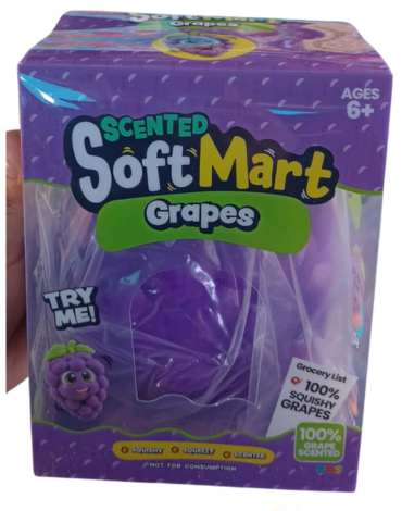 Squishy Jumbo de Fruta Uva x 1 Unds.
