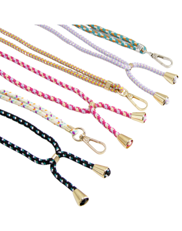 Strap para Celular Cuerda Multicolor x 12 Unds.