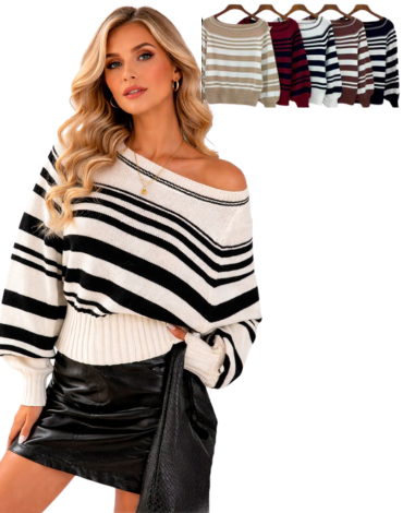 Sweater de Mujer Colores Surtidos x 12 Unds. Talla: S  /M - M / XL
