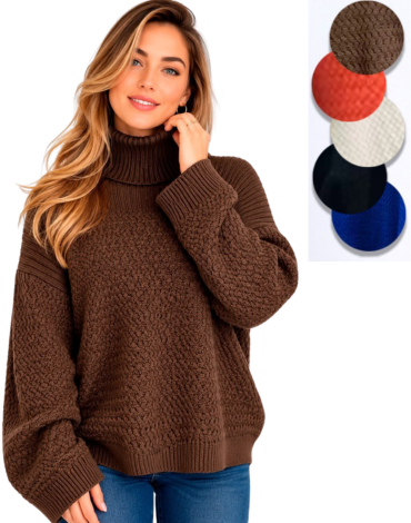 Sweater Beatle de Mujer Colores Surtidos x 12 Unds. Talla: S / M - L / XL