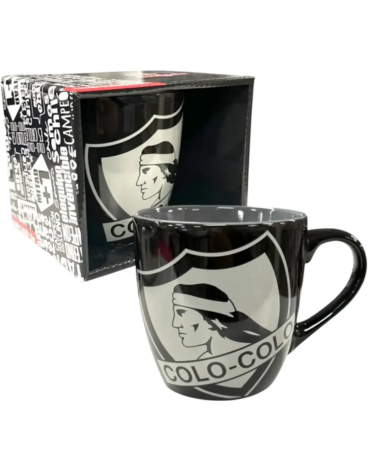 Tazón Clásico con Caja Diseño Colo Colo x 4 Unds.