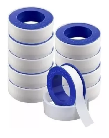 Cinta Teflón de  3/4 10 Metros  para Agua  x 4 Unds.