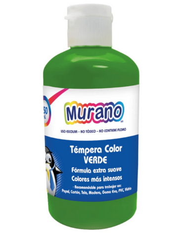 Frasco de Tempera Murano x 3 Unds. Peso : 250 ML