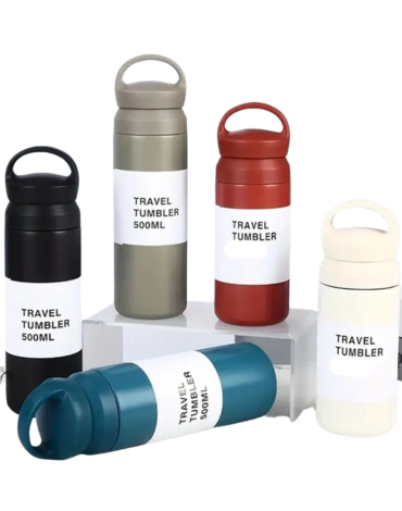 Termo de Agua Térmica Acero Inoxidable Colores Surtidos x 4 Unds. Medida: 500 ml aprox.