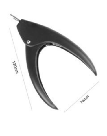 Tijera Corta Cutículas x 12 Unds.Medida:130 mm x 74 mm