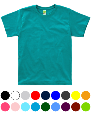 Polera Unisex 100% Algodón (Elegir Talla y Color) x 12 Unds. Talla: S (2-4) - M (6-8) - L (10-12) - XL (14-16)