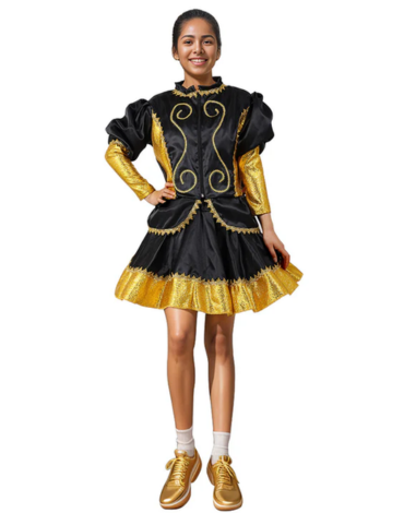 Traje Caporal de Mujer Color Negro (Elegir Talla) x 1 Unds. Talla: S - M - L