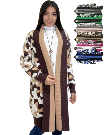 Tapado Cardigans de Dama Colores Surtidos x 12 Unds.Talla: S / M - L  / XL