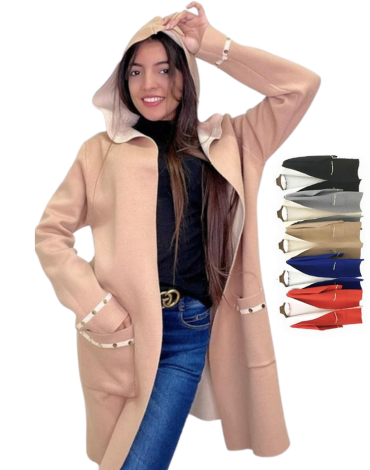 Tapado Cardigans Lana de  Dama Colores Surtidos x 12 Unds.Talla: S / M - L  / XL