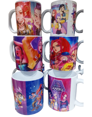 Taza Guerreras K-Pop Modelos Surtidos x 6 Unds.