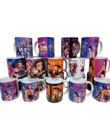 Taza Guerreras K-Pop Modelos Surtidos x 6 Unds.