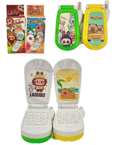 Teléfono Musical  la Bubu y Capibara Modelos Surtidos x 12 Unds.