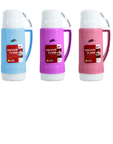 Termo  Plástico Acero Inoxidable para Agua Caliente Diseño Jarra 1.8 L x 3 Unds.