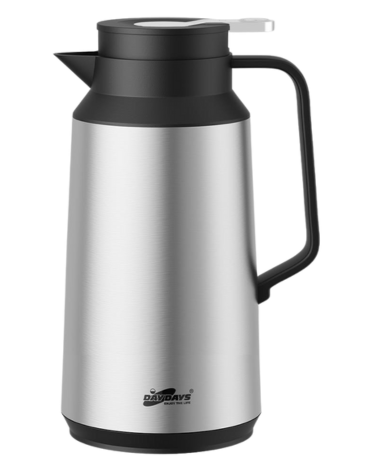 Termo  Acero Inoxidable para Agua Caliente Diseño Jarra 1 L x 2  Unds.