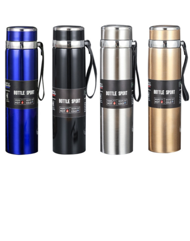 Termo para Agua Caliente Inoxidable 1000 ML x 4  Unds.