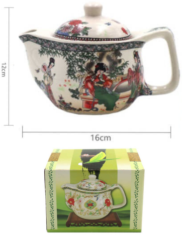 Tetera de Cerámica 450 ml x 4 Unds. Medida: 12 x 16 cm aprox.