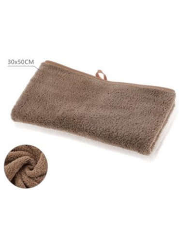 Toalla de Mano Microfibra Color Café x 580 Unds. Medida: 30 x 50 cm aprox.