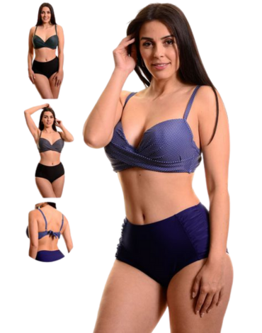 Traje Baño de Dos Piezas para Dama Colores Surtidos x 12 Unds.Talla: 50 - 52 - 54 - 56 - 58