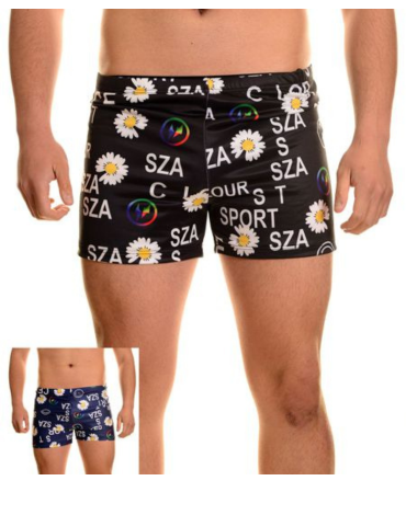Traje de Baño Hombre con Diseño x 12 Unds.Talla : M - L - XL - 2XL