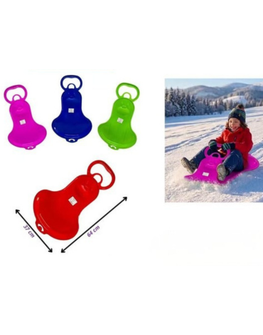 Trineo De Nieve Colores Surtidos x 4 Unds.Medida : 64 x 37cm aprox.