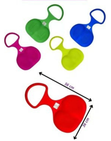 Trineo De Nieve Colores Surtidos x 6 Unds.Medida : 56 x 36 cm aprox.