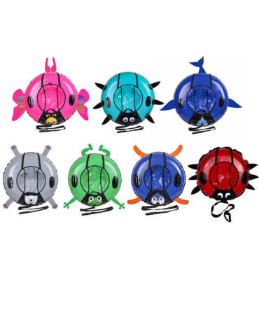 Deslizante Inflable para Nieve Chinita Color al Azar x 1 Unds. Medida: 90 cm aprox.