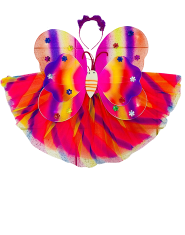 4 Set Disfraz de Tutu Multicolor para Niñas (1 Set Trae: 3 PCS)
