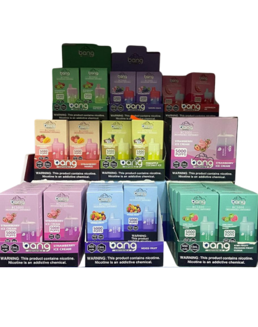 Vaporizador Bang 5000 Puff Sabores Surtidos x 4 Unds.
