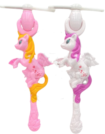 Varita Pony Hélice Led  x 4 Unds.
