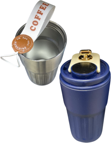Vaso Térmico con Sensor 600 ML x 4 Unds.Medida : 15 x 8 cm aprox