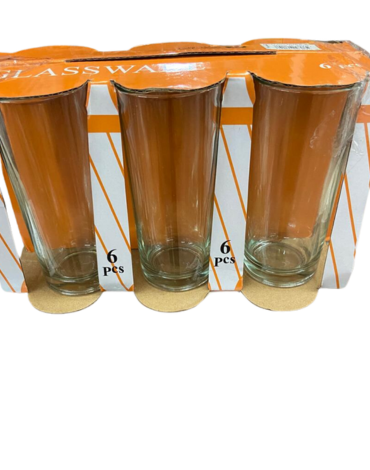 6 Set de Vasos de Vidrio 250 ML  (1 Set  Trae 6 PCS)