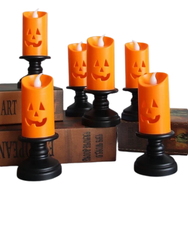 Vela Led de Halloween x 12 Unds.