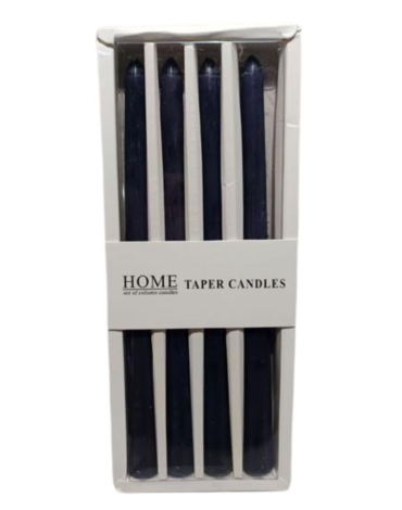 6 Set de Velas Navideñas Negras. (1 Set Trae 4 PCS)