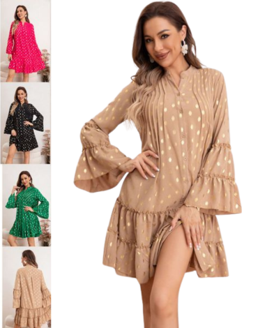 Vestido Dama Colores Surtidos  x 12 Unds.Talla: S / M - L / XL