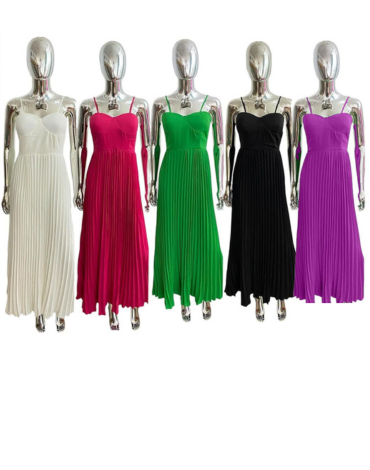 Vestido de Dama Colores Surtidos x 12 Unds .Talla: S / M - M / L  - L / XL