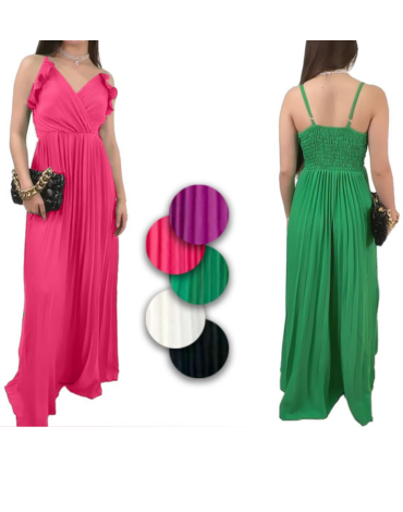 Vestido de Fiesta Colores Surtidos  x 15 Unds Talla: S / M - M / L - L / XL
