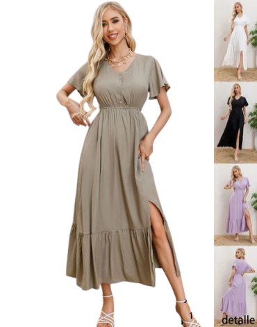 Vestido de Mujer Colores Surtidos x 12 Unds.Talla: S - M - L